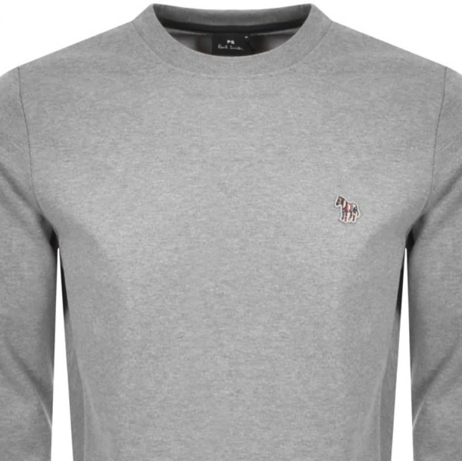 Alternative Image for ProductPS By Paul Smith Crew Neck Sweatshirt Grey2